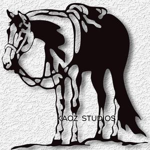 saddled horse wall art country wall decor farmhouse decoration