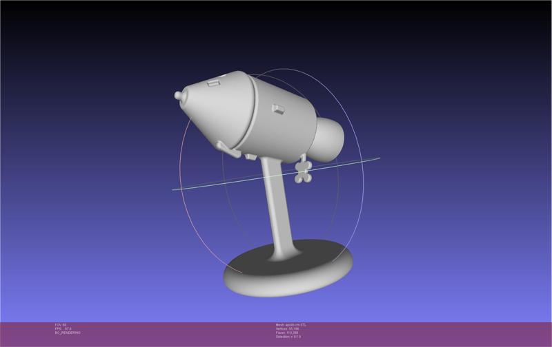 Apollo Command Module Printable Board Game Scale Space Race Micro Miniature