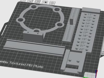 Rim ET, width and diameter tool for 5x112