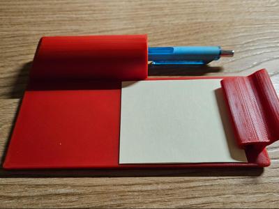 Fridge Magnet Organizer with Clip and Pen Holder