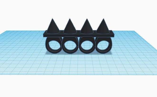 Spiked Knuckles Size 10