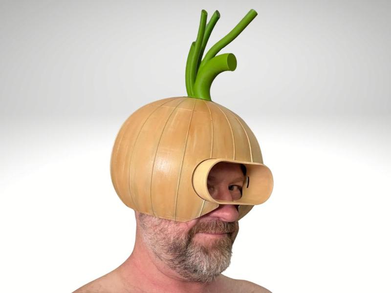 Onion Head – 3D Printed Kitchen Helmet
