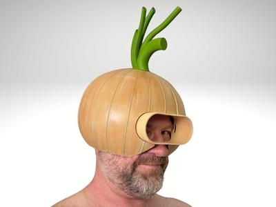Onion Head – 3D Printed Kitchen Helmet