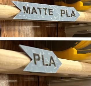 Joinable Filament Spool Rack Tags