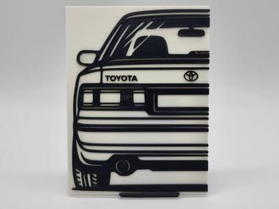 2D Wall Art Toyota Celica GT Four ST165