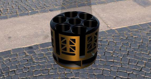 Nerf Cylinder for First Strike Paintball Revolver