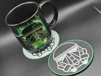 STAR WARS COASTER | ROGUE ONE DEATH TROOPER