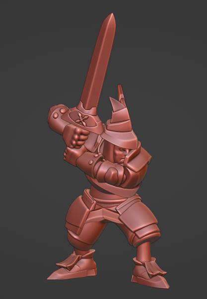 Adelbert Steiner - Final Fantasy IX miniature