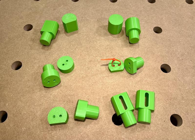 20mm Benchdogs for Festool, Metabo, Wolfcraft MFT