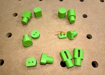 20mm Benchdogs for Festool, Metabo, Wolfcraft MFT