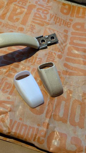 Vintage car handle - cap