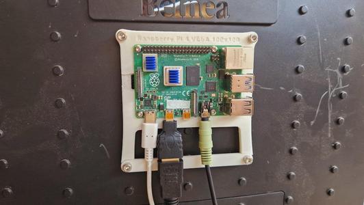 Vesa 100x100 Raspberry Pi 4