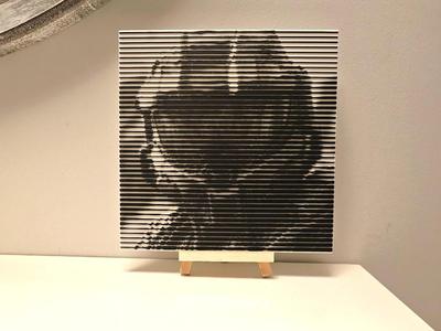 Halo Master Chief Halftone Wall Art by Ikonic3D