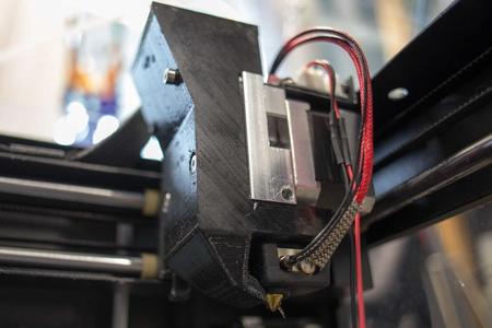 Renkforce RF100 improved hotend cooler with integrated cooling fan