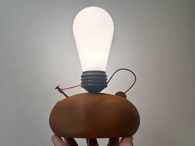 Potato-Powered Lamp