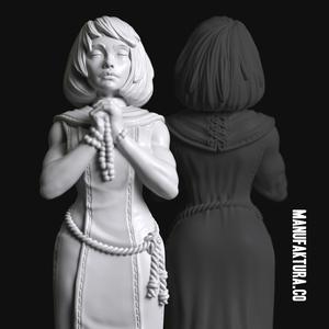 Devotion Series 01a - Gene-enhanced Female Battle Sister Praying