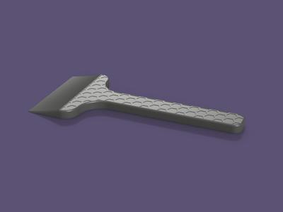 Print bed Scraper extra strong Blade V2.5 Big