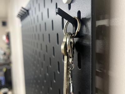 Simple hooks pegs for IKEA Skadis