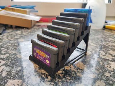 GAME BOY / GAME BOY Advance 8x game cartridge stand