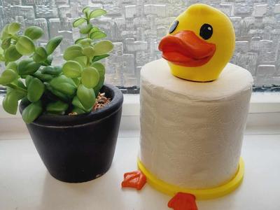 Rubber Duck Toilet Paper Holder