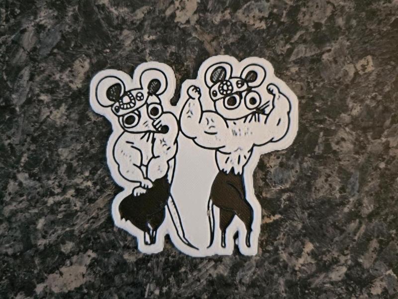 Sticker Souris Demon Slayer