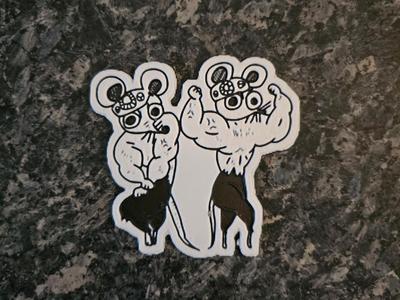 Sticker Souris Demon Slayer