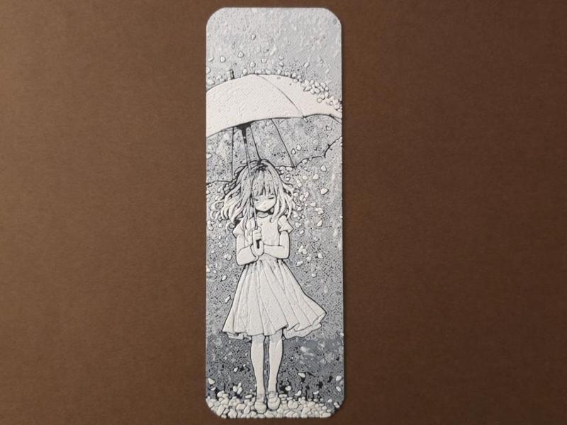 Manga Girl 3 Bookmark
