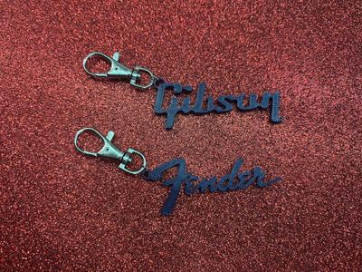 Gibson and Fender Keychains