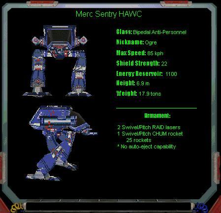 Ogre HAWC - BATTLETECH STYLE FIGURE