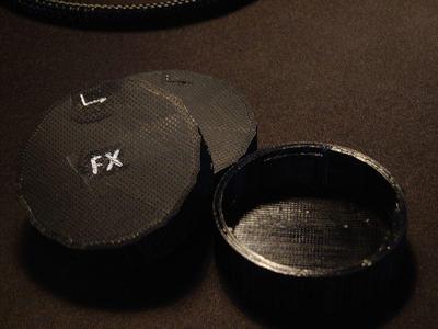 Fujica X lens cap (Fujica AX and STX cameras)