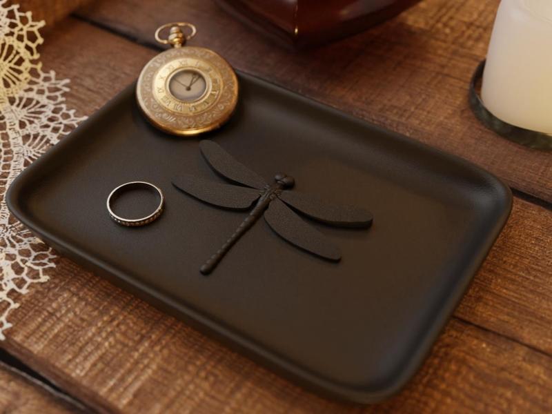 Dragonfly Tray — Nature-Inspired 3D Printed Tray