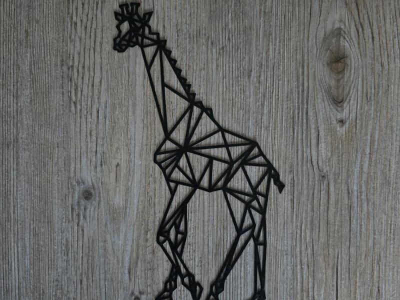 Giraffe Wall Decoration / Window Picture