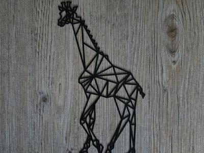 Giraffe Wall Decoration / Window Picture