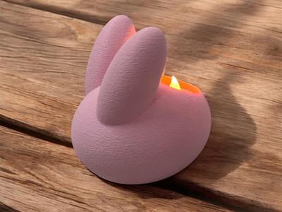 BunnyGlow – LED Bunny Candle Holder Tea light 