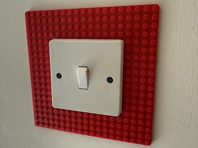 Brick EU and UK Light Switch finger plate