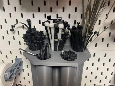 Ikea Skadis Cable Tie Holder / Variable Sizes
