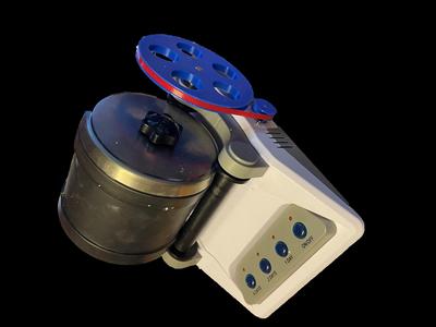 Rock tumbler drive conversion to timing belt
