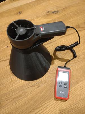 airflow funnel for uni-t anemometer