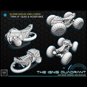 Sci-fi  TRAK-R  Quad and Hover Bike [Support-free]