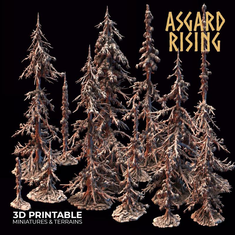 Coniferous Forest - Infected Spruce Trees /Terrain/ /Modular/ /Pre-supported/
