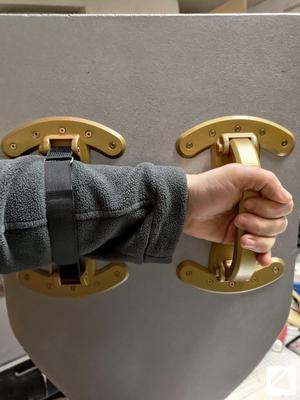 wooden shield handles