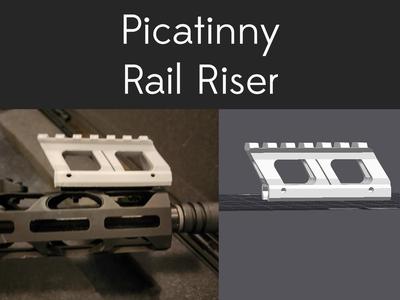 Picatinny Rail Riser