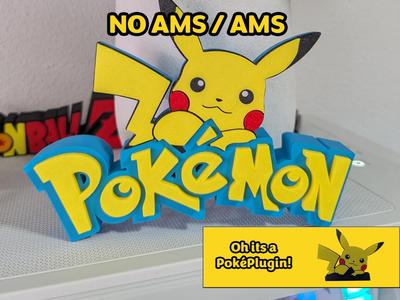 PokePlugin Pikachu NO AMS/AMS Pikachu Pokémon Logo