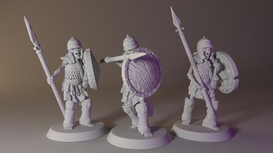 Skeleton Spearmen Set !SUPPORTED! !FREE!