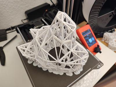 Sturdier and larger Polygon 3D Wolf Head