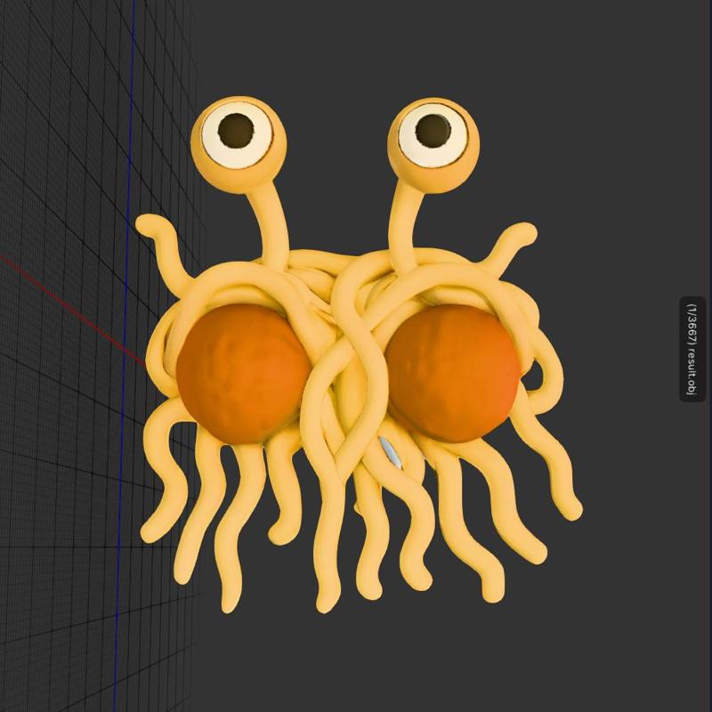 flying spaghetti monster - Pastafarianism deity