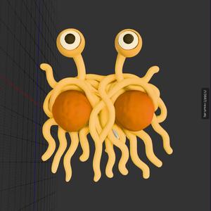 flying spaghetti monster - Pastafarianism deity
