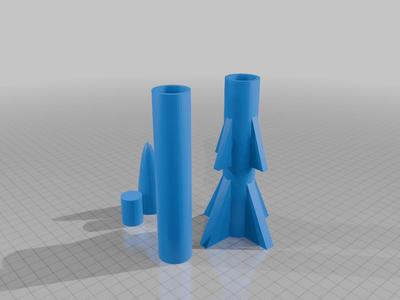 Dual Fin Rocket