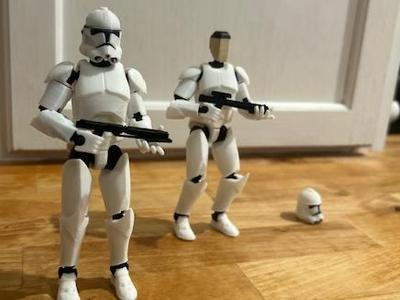 Removeable Clone Trooper Helmet Dummy 13