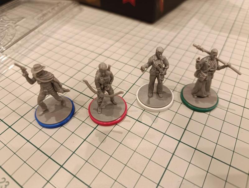 Base Rims(rings) for 25mm miniatures of Maximum Apocalypse Legendary Edition